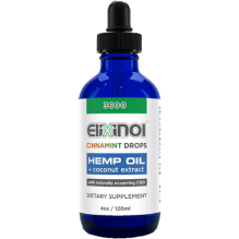 Elixinol Cinnamint 3600mg CBD Drops