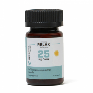 Receptra Naturals Seriously Relax Gel Capsules Image